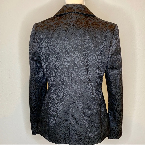 Dana Buchman Damask Black Blazer - Picture 8 of 9
